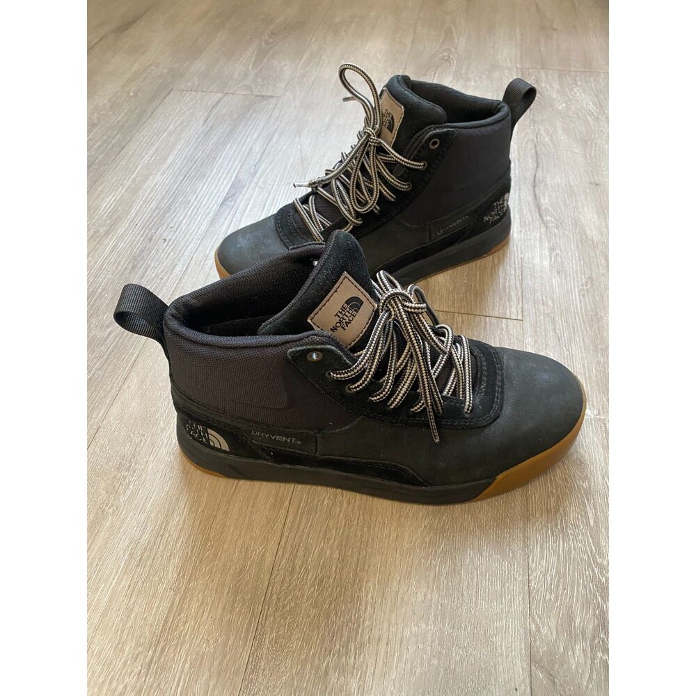 The North Face Larimer Mid Waterproof DryVent Boots Black Gum Men’s Size 7